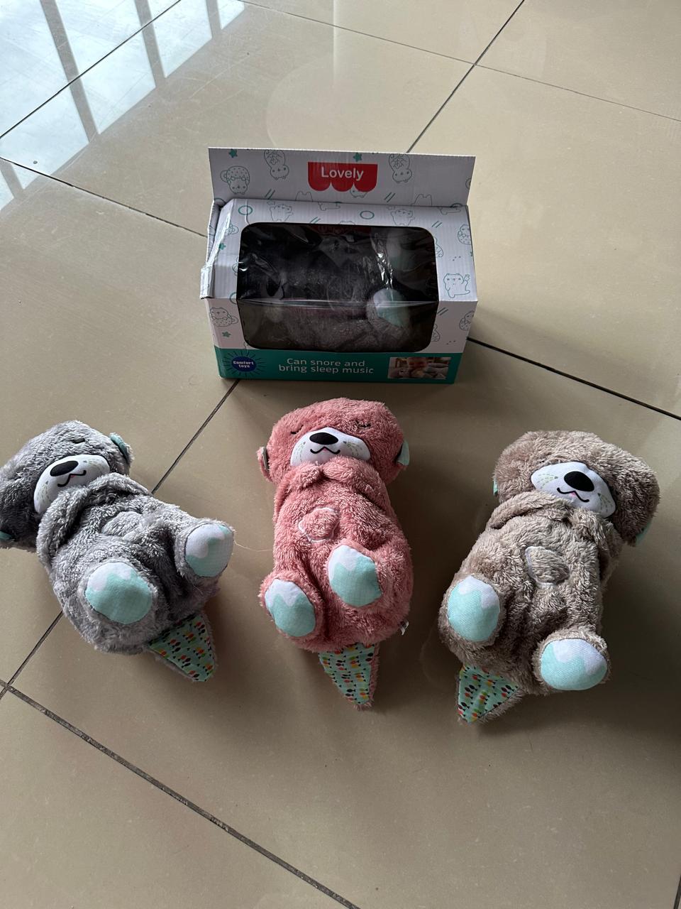 Peluche de nutria para respirar